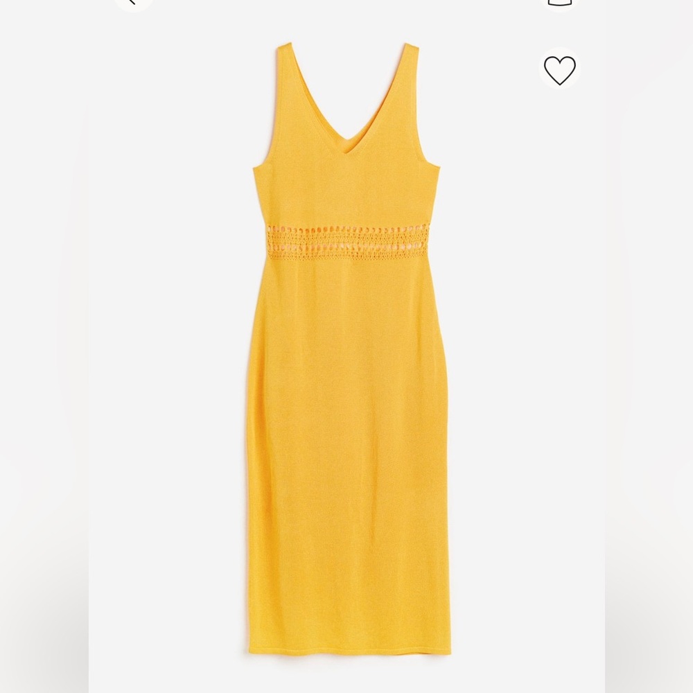 H&M yellow dress